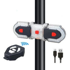 Clignotant Sans Fil étanche Pour Vélo Rechargeable En USB